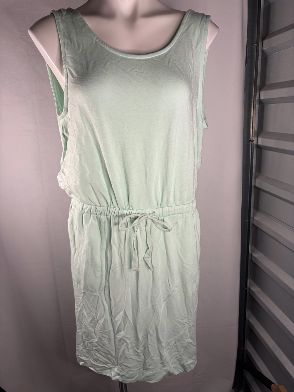 Mint Green Reverse Wrap Dress